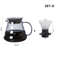 ราคา ชุดดริปกาแฟ เหยือกดริปกาแฟ แก้วดริปกาแฟ กาดริปกาแฟ ดริปกาแฟ 350ml และ 500ml ความแข็งแรงสูง ความโปร่งใสสูง Soonbuy (21904928534)