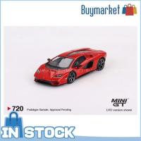 ราคา ของแท้ มีสินค้า Mini GT 720 1 64 LambLamborghini Countach LPI รุ่น800 4 Rosso Mars (22110019932)