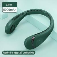 ราคา Xiaomi Eco Hanging Neck Fan Portable Folding Bladeless Ventilador USB Rechargeable Fan 360 Degree Air Conditioning Fan Sport (18219781502)