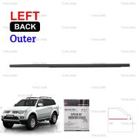 ราคา คิ้วยางรีดน้ำขอบกระจกนอก ยางรีดน้ำกระจกนอก ของแท้ สีดำ ใส่ มิตซูบิชิ Mitsubishi Pajero Motero Sport ปี 2010 2015 (21207640795)