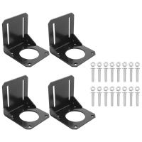 ราคา 4Pcs 57 Stepper Motor Nema 23 Fixed Seat Nema 23 Stepper Motor Steel Mounting Bracketwith Mounting Screws (17080749128)