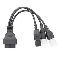 ราคา OBD2 Cable Adapter for Motorcycle สายแปลง สายOBD2 สำหรับอ่านค่า สแกนโค๊ด ลบโค๊ด Remap ECU มอเตอร์ไซค์ สายแปลง สายOBD2 (21728782492)
