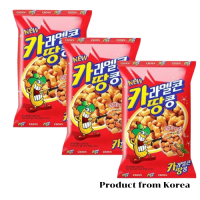 ราคา por 1 1 ขนมเกาหลีคาราเมล คอร์น พีนัท crown caramel corn peanut 72g크라운 카라멜콘땅콩 (21828341399)