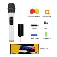 ราคา Professional UHF Wireless Microphone Cordless Karaoke Microphone Concert Church Speech Mic Plug and Play WX 038 (21980671846)