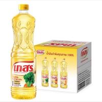 ราคา น้ำมันปาล์ม เกสร 1 ลิตร ยกลัง 12 ขวด (21894299785)