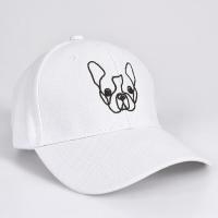 ราคา ESP หมวกแก๊ปลายเฟรนช์ชี่ ผู้ชาย สีขาว Frenchie Baseball Cap 03978 (22147836536)