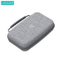 ราคา USAMS กระเป๋าเก็บของแบบพกพาอเนกประสงค์พร้อมที่จับที่ชาร์จกระเป๋าเป้กันน้ำ USB กล่องใส่สายเคเบิ้ลเครื่องสำอางค์หูฟัง Powerbank Gadget กระเป๋าเดินทาง (22088404163)