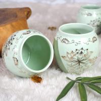 ราคา คู่ ใบเดี่ยว โอ่งเงินโอ่งทอง โอ่งเซรามิค ลายดอกบัว ก้อนทอง ขนาด เล็ก กลาง ใหญ่ ทนทาน แข็งแรง สีสวยสด (20964761189)