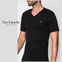 ราคา Guy Laroche เสื้อยืดชายสีดำ BODY FIT JVV2423R8BL (357341890)