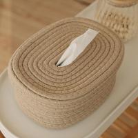 ราคา JustLiving กล่องกระดาษทิชชู่เชือกคอตตอนขนาดเล็กกล่องเก็บของกล่องใส่ทิชชูรูปไข่ตะกร้าใส่ของกล่องกระดาษทิชชู่เช็ดหน้าผ้าฝ้ายที่คลุมกล่อง Kleenex สำหรับห้องนอน ห้องนั่งเล่น สำนักงาน (21505243543)