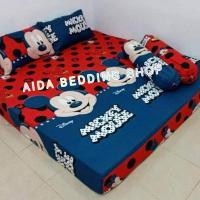 ราคา ชุดผ้าปูที่นอน 5และ6ฟุต ครบชุด5ชิ้น ลายมิกกี้เมาส์ (9100132891)