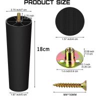 ราคา ขาโซฟา 10 ซม 15 ซม 18 ซม ขากลม ขาไม้โซฟา พลาสติก ขาเสริม ขาโต๊ะ ขาไม้ ขาเก้าอี้โซฟา รูปทรงกรวย อะไหล่โซฟา (21997395865)