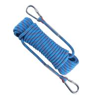 ราคา COD 10มม เชือกโรยตัว เชือกปีนเขา อุปกรณ์ปีนเขา อุปกรณ์โรยตัว Climbing Rope w Hook High Strength Emergency Safety Fire Escape Rope Lifeline Rescue Rope Outdoor Survival Tool (21306879592)