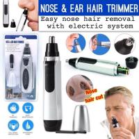 ราคา ที่ตัดขนจมูกไฟฟ้า เครื่องตัดขนจมูก กรรไกรตัดจนจมูก และขนหู ที่ตัดขนหู สวิทซ์เปิด ปิดในตัว ใช้ถ่าน 2A 2ก้อน (2413274561)