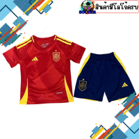 ราคา ชุดบอลเด็ก เสื้อบอลเด็ก ทีมสเปน 24 25 ชุดเหย้า ได้ท้งเสื้อและกางเกง เกรดแฟนบอล AAA แท้ 100 ผ้าโพลีเอสเตอร์แท้ (21795967169)