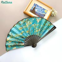 ราคา พัดภาพสไตล์แวนโก๊ะ ราตรีประดับดาว พัดจีน 10 นิ้ว ด้ามจับพลาสติกเนื้อผ้า 2 ชิ้นส่งฟรี (21665244507)