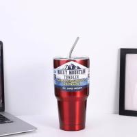 ราคา Rocky Mountain Tumbler แก้วเก็บความเย็น เก็บน้ำแข็งได้นาน 24ชั่วโมง แก้วเก็บเย็น ของแท้ ปลอดสารพิษ ขนาด 30 ออนซ์ พร้อมใส่หลอดได้ ขายดี (20058238612)