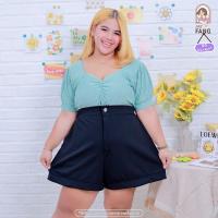 ราคา เสื้อจีบอกสาวอวบผ้าท๊อฟฟี่ ผ้านิ่มใส่สบาย ไซส์ใหญ่ เสื้อจีบอกแฟชั่นสาวอวบ A164 ผ้าท๊อฟฟี่ ผ้ายืดเยอะ เสื้อยืดสาวอวบ เสื้อแฟชั่นสาวอวบ เสื้อจีบหน้าแฟชั่น เสื้อแฟชั่นคนอ้วน เสื้อคนอ้วน (22191410699)