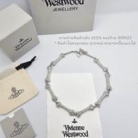 ราคา Vivienne Westwood Faustine crystal embellished Bones Necklace สร้อยคอ สร้อยข้อมือ วิเวียน รูปกระดูกฝังคริสตัล อะไหล่สีเงิน พร้อมส่ง งานสวยรับประกัน ปั๊ม ทุกจุด (21582702320)