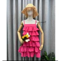 ราคา เดรสกระโปรงขนมชั้น กระโปรงทรงขนมชั้น กระโปรงสายเดี่ยว (21611285115)