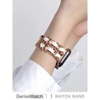 ราคา พร้อมส่ง ในไทย ไม่ต้องรอนานค่ะ สายนาฬิกาข้อมือสแตนเลสแบบโซ่ สไตล์ชาแนล สําหรับ Apple Watch Series SE 6 5 4 3 2 1 ขนาด38 40 41mm 42 44 45mm (11002187953)