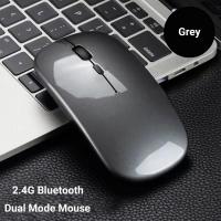 ราคา Wireless Mouse 2 4G Mouse เมาส์ไร้สาย เมาส์บลูทูธ Mouse Bluetooth เสียงปุ่มเงียบ เมาส์บลูทูธ แบบชาร์จไฟได้พร้อมไฟ RGB (20909667975)