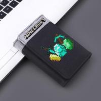 ราคา กระเป๋าเงินของสะสม Minecraft กระเป๋าเงินลายการ์ตูนสำหรับเด็กกระเป๋าใส่เหรียญผ้าใบสำหรับนักเรียนชาย (20331710973)