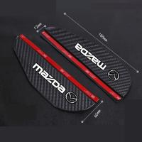 ราคา กระบังหน้าคิ้วกันฝนกระจกมองหลังรถยนต์2ชิ้นคาร์บอนไฟเบอร์สำหรับมาสด้า2 3 6 323 CX3 CX4 CX5 CX8 BT50 CX30 (21571423537)