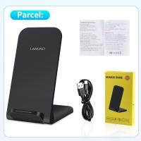 ราคา 20W Wireless Charger สำหรับ iPhone 14 13 12 11 Pro X XS Max XR Samsung S21 S20 Fast CHARGING Dock Station ผู้ถือโทรศัพท์ (21838027747)