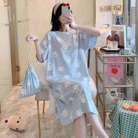 ราคา DS ชุดนอนกระโปรง ชุดนอนผู้หญิง ลายการ์ตูนน่ารักๆ ชุดนอนผ้าฝ้าย เดรส ชุดนอนกระโปรงผู้หญิง ชุดนอนกระโปรงยาว ชุดนอนกระโปรงแขนสั้น Nightgown Pajamas Dress M XXL (21875301662)