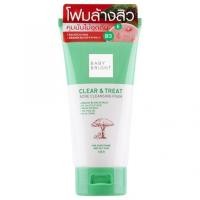 ราคา Baby Bright โฟมล้างหน้า เบบี้ไบร์ท มี 2 สูตร Clear Treat Acne Cleansing Foam เขียว A H A gluta whitening facial foam ชมพู (21024107596)