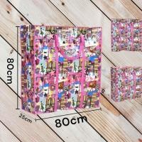 ราคา ถุงกระสอบ SM L XL XXL3XL ถุงกระสอบการ์ตูน ถุงลายการ์ตูน ถุงแม่ค้า ถุงกระสอบ มีซิป กันน้ำ ทนทาน คละลาย (18643031984)