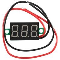 ราคา GO Auto Mini Digital Voltmeter LED Voltage Display Panel Meter 3 3 30V Green LED (22143845551)