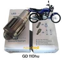 ราคา หลอดไฟหน้าGD110hu แบบled 6000k ขั่วBA20D ใช้แทนของเดิมติดรถ สินค้าส่งจากไทย (21961430098)