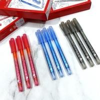 ราคา แพ็ค 2ด้าม 5ด้าม 10ด้าม ปากกาลูกลื่น Faber Castell Supersmooth รุ่น CX 0 5 มม ปากกา สีน้ำเงิน แดง ดำ ปากกาแบบปลอก (12497663247)