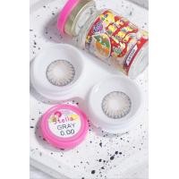 ราคา คอนแทคเลนส์ STELLA Gray Brown ยี่ห้อ Kitty kawaii ค่าสายตาปกติ 1000 (17283418303)