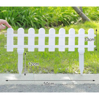 ราคา รั้วพลาสติกแต่งสวน รั้ว รั้วพลาสติก 50x20cm 50x13cm สีขาว รั้วสวน รั้วสวนผัก รั้วตกแต่งสวน DIY รั้วสีขาว รั้วขนาดเล็กตกแต่งในร่มและกลางแจ้ง 3 สไตล์ (21969048380)