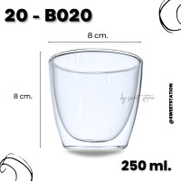 ราคา Double Wall Glass แก้วน้ำสองชั้น แก้ว แก้วน้ำ ขนาด 80 400ml แก้ว ชา กาแฟ ทนความร้อนและเย็น แก้ว2ชั้น มีผนัง2ชั้น ดีไซน์สวย แก้วมินิมอล แข็งแรง (21304672361)