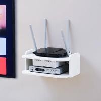 ราคา ชั้นวางเราเตอร์ ชั้นวางของติดผนัง กล่องเก็บของติดผนัง ที่วางกล่องทีวี (21518243081)