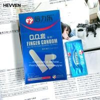 ราคา HEVVEN ถุงยางใส่นิ้ว ถุงยางสวมนิ้ว ถุงนิ้ว ถุงยางนิ้วทอมดี้ Finger condom สูตรมิ้นท์เย็น มี 10 ชิ้น กล่อง (22215578987)