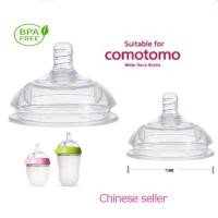 ราคา ขวดเกลียวเส้นผ่าศูนย์กลางกว้าง Comotomo Piting Pupici จุกนมหลอกสำหรับเด็กหัวนมขวดคอกว้าง (21947457752)