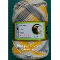 ราคา ไหมพรมอีเกิ้ลเหลือบ เส้นสีผสม ม้วนใหญ่4Ply (20468933611)