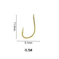 ราคา ตะขอตกปลา ตะขอตกปลา 50ชิ้น ตะขอเบ็ดตกปลาเหล็กคาร์บอนสีทอง ตะขอเบ็ดตกปลาเหล็กคาร์บอน ตัวเบ็ดจินดำ (22038307246)