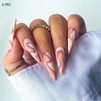 ราคา เล็บปลอม สายฝอ พร้อมกาวติดเล็บปลอม เล็บปลอมกันน้ำ (18604590129)