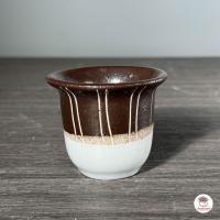 ราคา กระถางดินเผา 2 5 นิ้ว เคลือบโทนน้ำตาล กระถางต้นไม้ แคคตัส กระบองเพชร ไม้อวบน้ำ Cactus Succulent (21791815220)