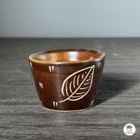 ราคา กระถางดินเผา 2 5 นิ้ว เคลือบโทนน้ำตาล กระถางต้นไม้ แคคตัส กระบองเพชร ไม้อวบน้ำ Cactus Succulent (19700996710)