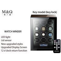 ราคา MELANCY spot แบรนด์หรูใหม่นาฬิกาอัตโนมัติ Watch Winder 2 4 6 9 12 หมุนไขลานนาฬิกากล่องเก็บนาฬิกากล่อง watch winder กล่องหมุนนาฬิกา MQ 62 รุ่น (21502605528)