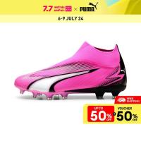ราคา PUMA FOOTBALL รองเท้าฟุตบอลไร้เชือก ULTRA MATCH FG AG สีชมพู FTW 10775901 (21959693742)