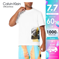 ราคา CALVIN KLEIN เสื้อยืดแขนสั้นผู้ชาย รุ่น ZM02718 YAF สีขาว (21727401045)