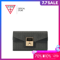 ราคา GUESS กระเป๋า รุ่น G9142238 MOONSTONE SLG FLAP CLUTCH สีดำ (22190703942)